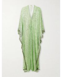 ‎Taller Marmo - Sequined Fringed Gown - Lyst