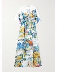 Mary Katrantzou - Taormina Floral-Print Twill Kaftan - Lyst
