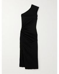 Isabel Marant - One-Shoulder Cotton-Jersey Midi Dress - Lyst
