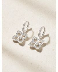 De Beers London - Lotus By De Beers 18-Karat Diamond Earrings - Lyst
