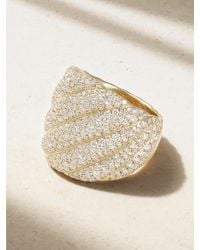 David Yurman - Sculpted Cable 18-Karat Diamond Ring - Lyst