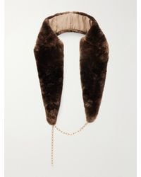 Gabriela Hearst - Elliot Shearling Coat Collar - Lyst