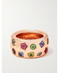 Pomellato - Maxi Iconica 18-Karat Rose Multi-Stone Ring - Lyst