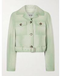 Loewe - Tie-Dyed Suede Jacket - Lyst