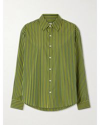 Comme Si - La Classica Striped Cotton-Poplin Shirt - Lyst
