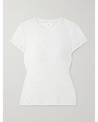 Leset - Nando T-Shirt Aus Geripptem Baumwoll-Jersey - Lyst