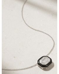 Nikos Koulis - Oui 18-Karat, Diamond And Enamel Necklace - Lyst