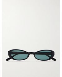Saint Laurent - Erin Oval-Frame Acetate Sunglasses - Lyst