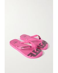 Havaianas Zehensandalen Aus Gummi in Pink Damen Schuhe Flache Schuhe Zehentrenner und Badelatschen ROTATE BIRGER CHRISTENSEN Gummi 