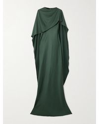 Jonathan Simkhai - Izel Robe Aus Satin Mit Cape-Effekt - Lyst