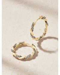 Lucy Delius - 14-Karat And Diamonds Earrings - Lyst