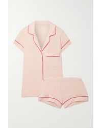 Eberjey Gisele Pyjama Aus Stretch-modal - Pink