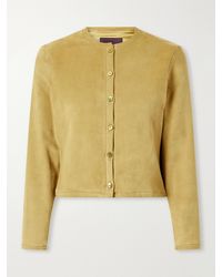 Stouls - Astrid Suede Cardigan - Lyst
