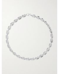 LIE STUDIO - The Monica-Plated Necklace - Lyst