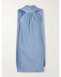 Jonathan Simkhai - Toni Satin Mini Dress - Lyst