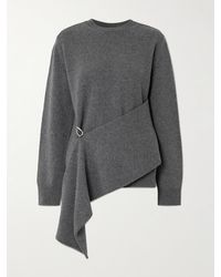Jil Sander - Pullover Aus Einer Woll-Kaschmirmischung Mit Verzierung - Lyst