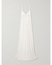 Kiki de Montparnasse - Crocheted Silk Maxi Dress - Lyst
