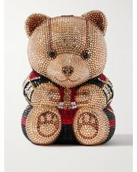 Judith Leiber - Albert Goldfarbene Clutch Mit Kristallen - Lyst