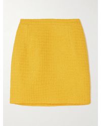Alessandra Rich - Minirock Aus Bouclé-Tweed - Lyst