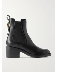 Chloé - Dakota Buckled Leather Ankle Boots - Lyst