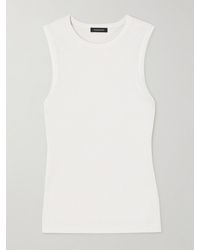 Goldsign - Ribbed Stretch-Jersey Tank - Lyst