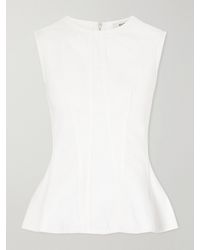 Agolde - Corbin Cotton Peplum Top - Lyst