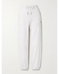 Moncler - Tapered Cotton-Jersey Track Pants - Lyst