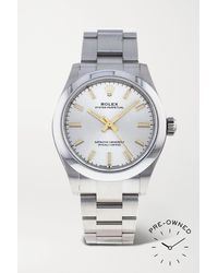 Rolex Pre-owned 2020 Oyster Perpetual Automatic 31mm Oystersteel Watch - Metallic
