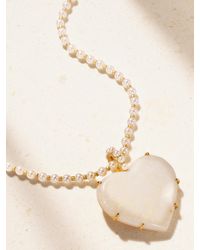 Irene Neuwirth - Love Kette Mit Perlen, Opal Und Details Aus 18 Karat - Lyst