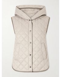 Brunello Cucinelli - Hooded Quilted Shell Vest - Lyst