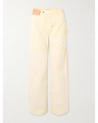JW Anderson - Twisted Low-Rise Wide-Leg Jeans - Lyst