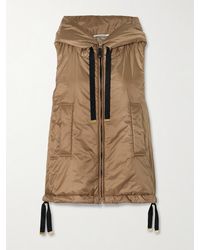 Max Mara - The Cube Weste Aus Wattiertem Shell Mit Kapuze - Lyst