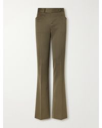 Balmain - Wool Straight-Leg Pants - Lyst