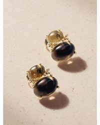 Ole Lynggaard Copenhagen - Boho 18-Karat, Quartz, Tourmaline And Diamond Earrings - Lyst