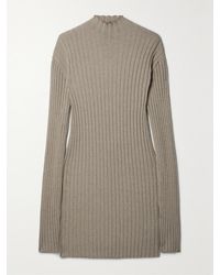 The Row - Deidree Ribbed Silk Sweater - Lyst