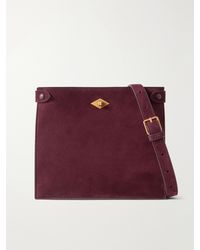 Metier - Stowaway Suede Shoulder Bag - Lyst