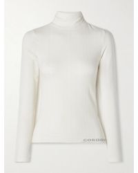 CORDOVA - Sol Ribbed Stretch-Jersey Turtleneck Top - Lyst