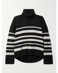 Proenza Schouler - Striped Wool And Cashmere-Blend Turtleneck Sweater - Lyst