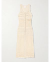 Isabel Marant - Zaro Open-Knit Cotton-Blend Maxi Dress - Lyst