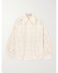 Alix Of Bohemia - Margot Tetris Cotton-Lace Shirt - Lyst