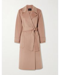 JOSEPH - Arline Belted Double-Breasted Wool And Cashmere-Blend Coat - Lyst