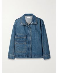 Co. - Denim Bomber Jacket - Lyst