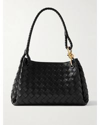 Bottega Veneta - Parachute Medium Intrecciato Leather Shoulder Bag - Lyst