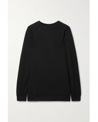 Eberjey Cotton-blend Jersey Sweatshirt - Black