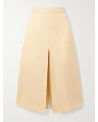 Valentino Garavani - Layered Canvas Wide-Leg Pants - Lyst