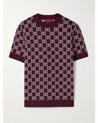 Gucci - Jacquard-Knit Wool-Blend Sweater - Lyst