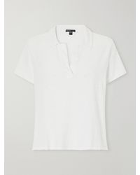 James Perse - Cotton-Piqué Polo Shirt - Lyst