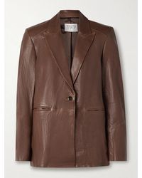 Twp - James Leather Blazer - Lyst