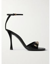 Givenchy - Sandalen Aus Lackleder Mit Verzierungen - Lyst