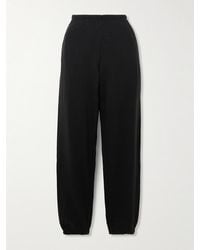Skims - Pantalon De Survêtement En Molleton De Coton Mélangé, Onyx - Lyst
